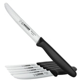 Giesser tomato knife with black serrated blade