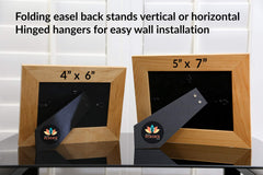 Gift boxed frame with glass and display hooks