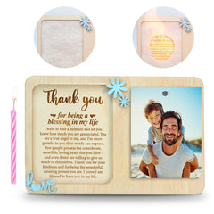 Gifts for Dad from Son wooden frame product image