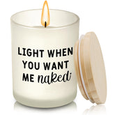 Gifts for Him Boyfriend Husband lavender candle 8-ounce