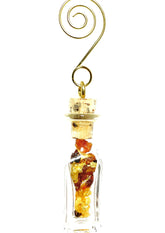Gifts of the Magi ornament 2x0.5 inch handmade glass