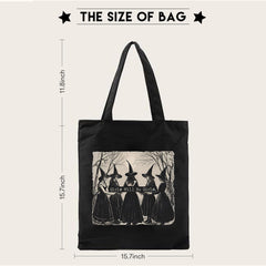 Canvas tote bag size 14x16 inches with 12 inch strap