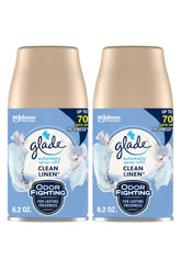 Glade Automatic Spray Refill Clean Linen 2 count pack