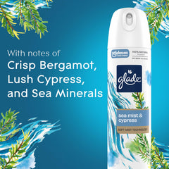 Glade room spray product packaging close up