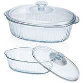Two-pack glass baking dishes for oven