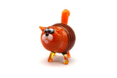 Hand blown glass cat figurine size 1.2 inches for display