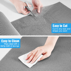 Breathable thick mat liner for cabinets and shelves