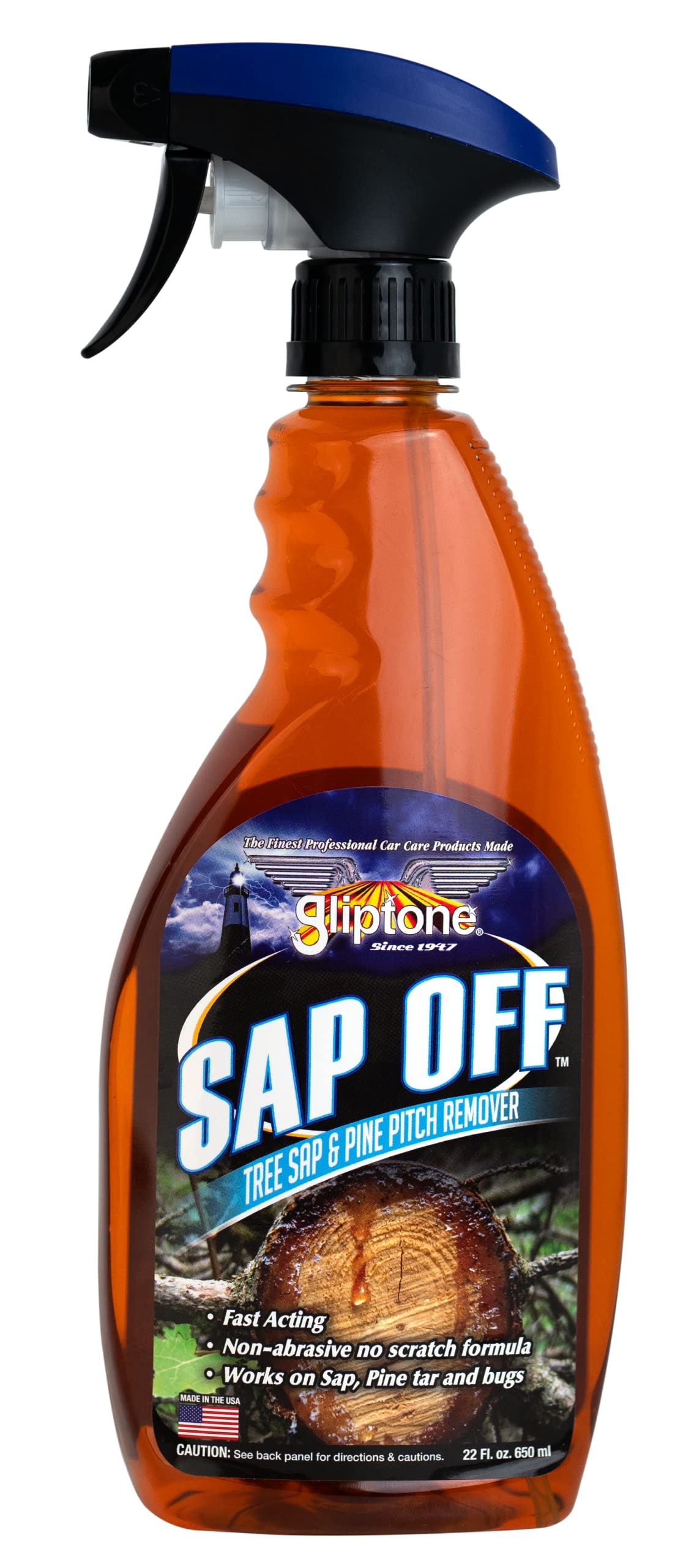 Gliptone Sap Off 22 Fl Oz spray bottle for sap removal