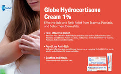 Globe anti itch hydrocortisone cream 3 pack tubes
