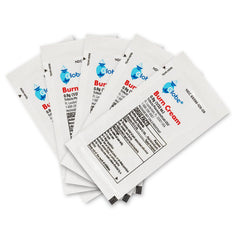 Clean area apply small amount and cover with Globe Gauze bandages