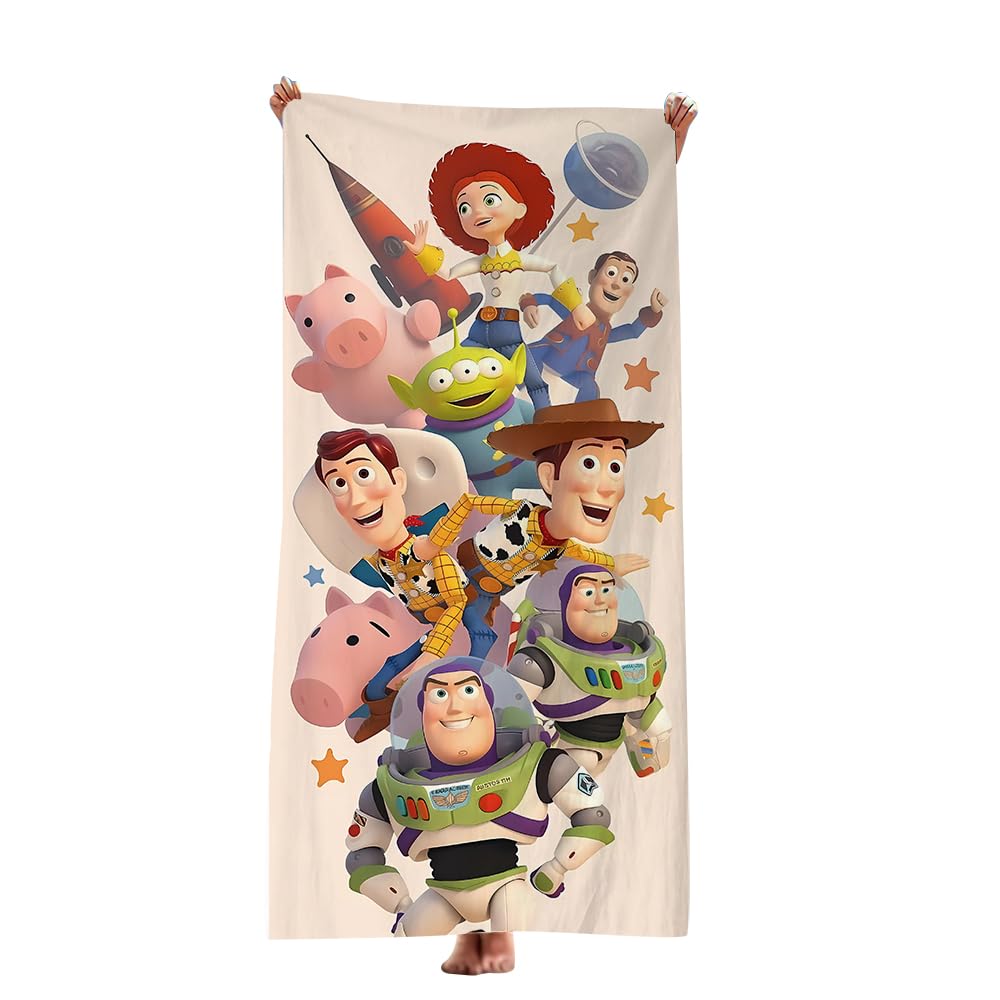 GLOMINGLE Cartoon Poster Beach Towel 28x55 size