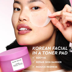 Glow Recipe PDRN Repair Toner Pads centella formula packaging