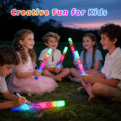 wedding party glow sticks used at night