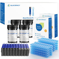 Glucoracy G-425-2 test strips box contents