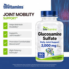 Glucosamine Sulfate Powder Capsules label