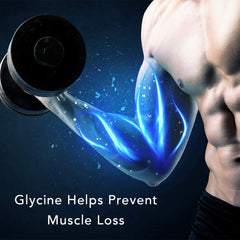 Glycine powder used for sleep support and restful sleep