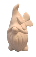 Gnome with Butterfly 5 inch ceramic bisque ready to paint