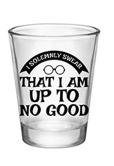 Go Frozen Harry Potter shot glass with Solemnly Swear design
