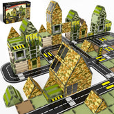 gobidex magnetic tiles army toys kit camo tiles and road toppers