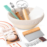 GobiSea sourdough starter kit with 9 inch round banneton basket