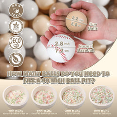 GOGOSO ball pit balls 2.15inch home use pack
