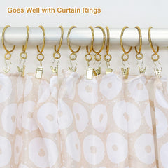 Small gold curtain clips ideal for string lights
