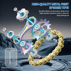 Office desk toy metal fidget spinner cool gadgets image