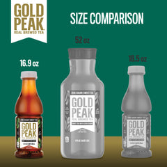 Gold Peak Zero Sugar Black Tea 16.9 oz bottle