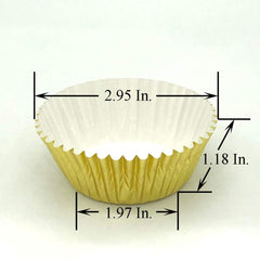Standard 2 inch baking cups for cupcakes