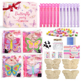 goldentime butterfly party favors 24 pack contents wood butterflies magnets