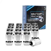 Chrome 1/2-20 lug nuts for EZGO Club Car golf carts