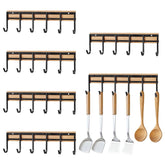 GOMAKERER 6 Pcs Kitchen Utensil Hanger wall mount pack with screws