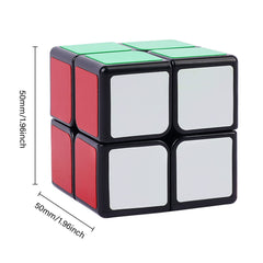 GoodCube 2x2 cube puzzle black top view