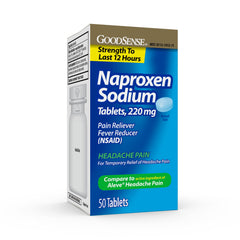 GoodSense Naproxen Sodium Tablets 220 mg 50 count packaging