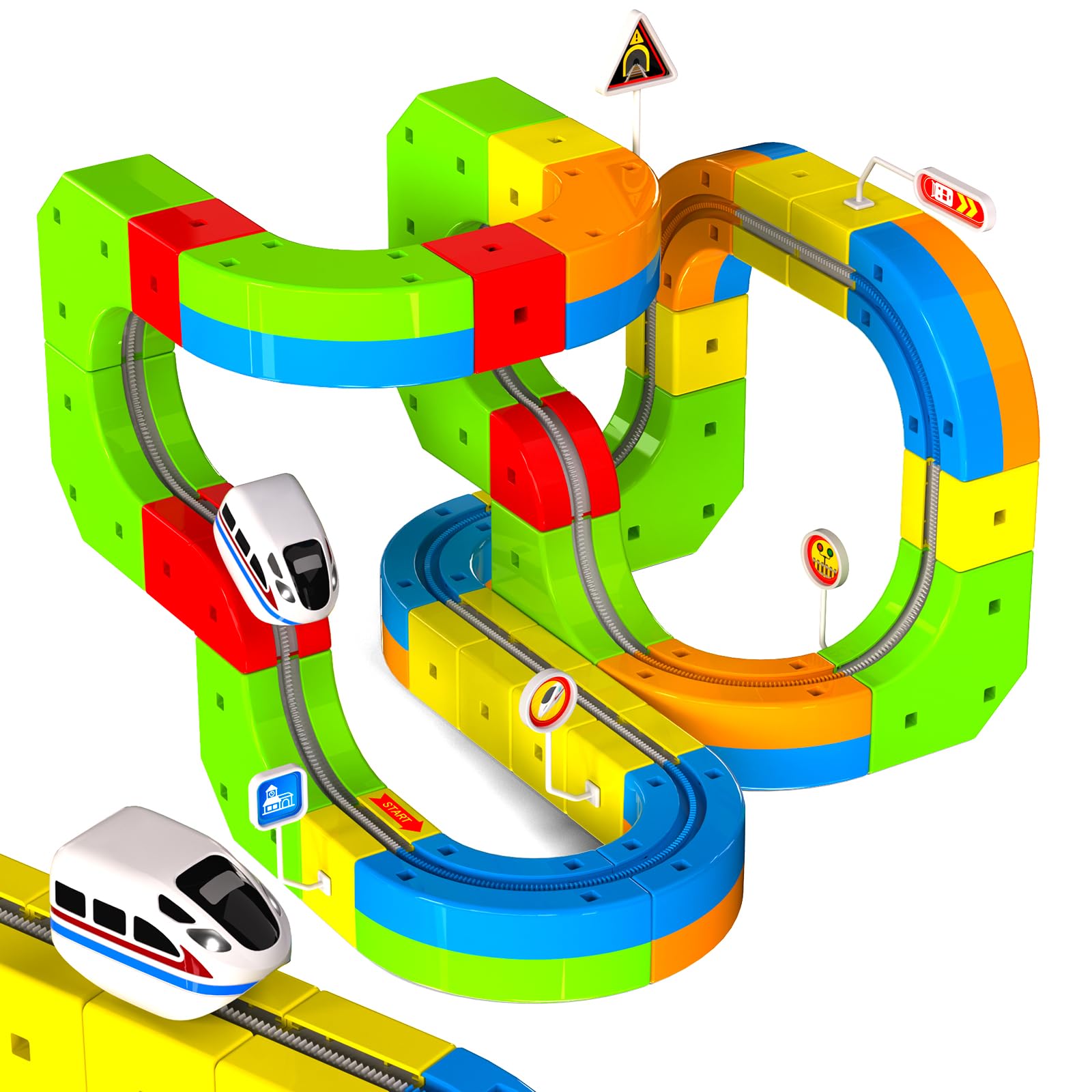 Goody King 69pcs electric train set packaging