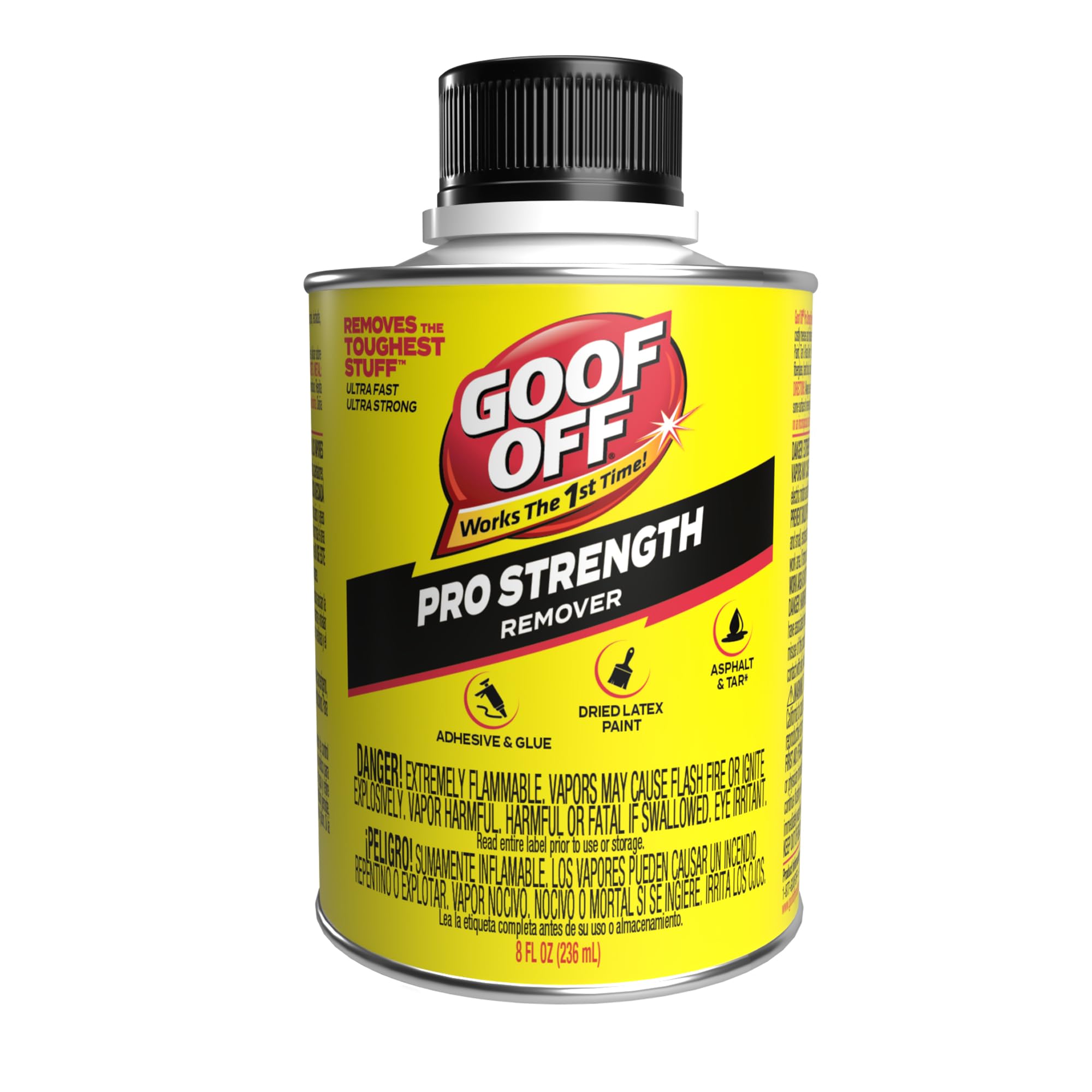 Goof Off Pro Strength Remover 8 fl oz bottle
