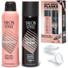 GoPong hair spray flask 8 oz capacity
