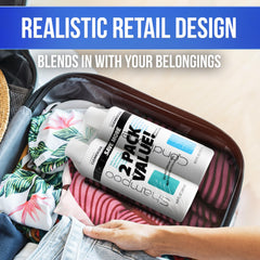 Leak proof travel flasks with screw caps and seals