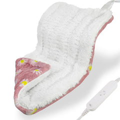 GOQO TOMO heating pad 12x24 inch pink floral pattern