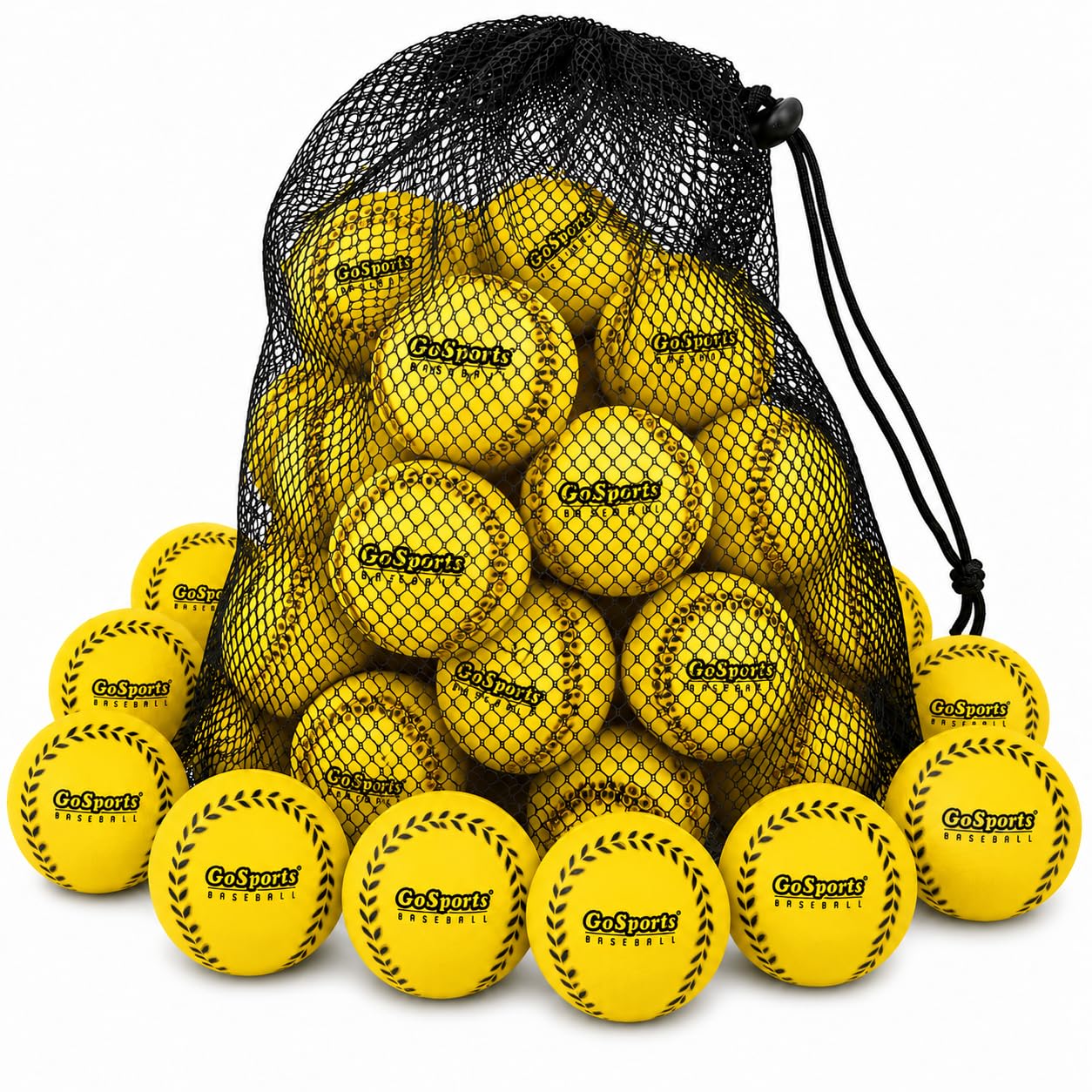 GoSports mini foam baseballs 4 cm for precision training