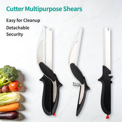 Stainless steel blades of GQGUOJJZZ kitchen shears