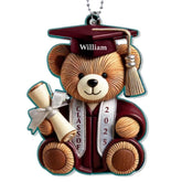 Graduation Bear acrylic car hanger product image