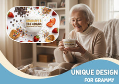 Ice cream bowl 30 ounces diameter 5 inches for Grammy