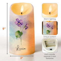 Granddaughter Encouragement Candle flameless LED 3x3.78 inches