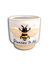 Grandma to Bee succulent planter hand lettered on ceramic