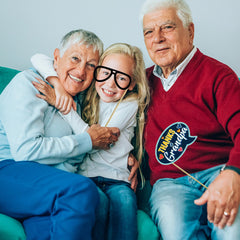 grandparents day party props set featuring 24 patterns
