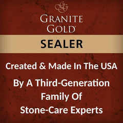 Granite Gold Granite Sealer compatible with granite and marble