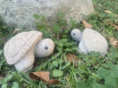 Granite turtle sculpture suitable for indoor and outdoor display