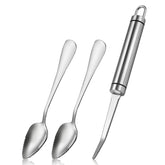 Grapefruit spoon serrated edge made from SUS304 stainless steel