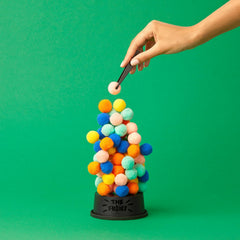 pull and stack fuzzballs during gameplay of The Fuzzies Stacking Game
